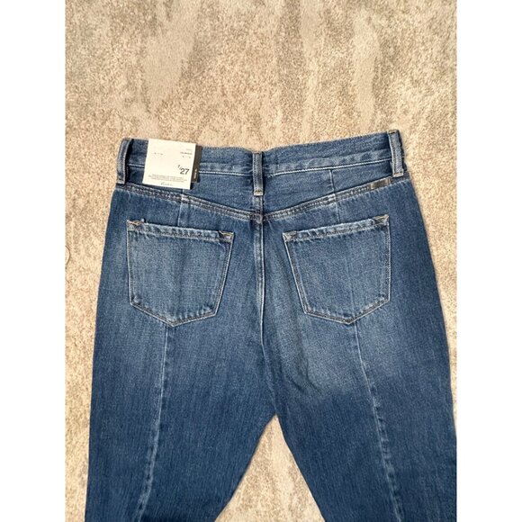 KanCan Women's Mid Wash Split Hem Bootcut Jeans Sz 7/27 High Rise NWT - Picture 8 of 8